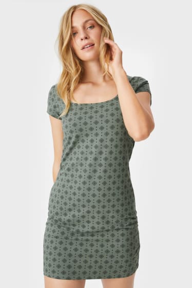 Women - Sheath dress - dark green