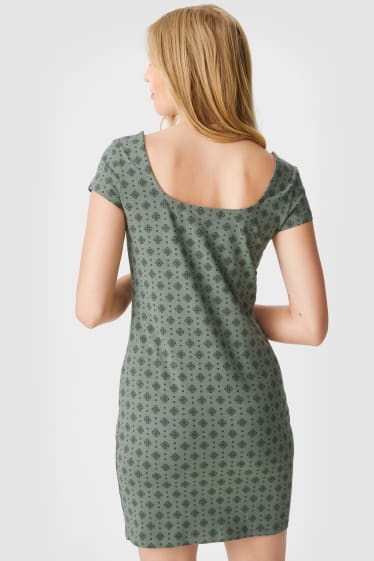 Women - Sheath dress - dark green