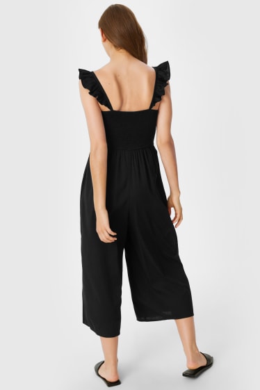 Dames - Jumpsuit - zwart