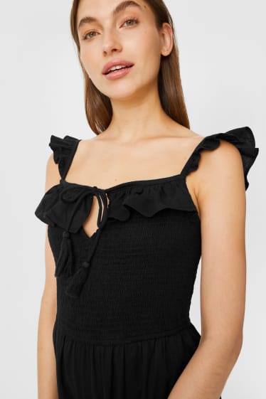 Damen - Jumpsuit - schwarz
