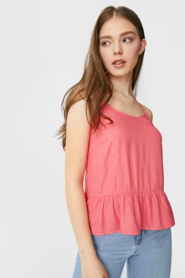 Teens & young adults - CLOCKHOUSE - blouse top - coral