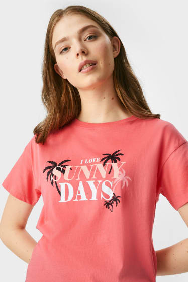 Women - CLOCKHOUSE - T-shirt - coral