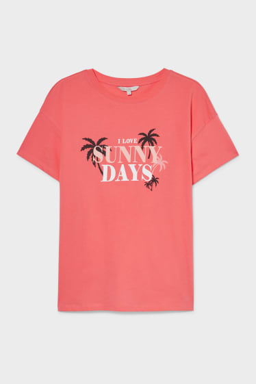 Women - CLOCKHOUSE - T-shirt - coral