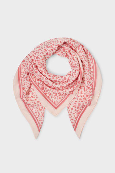 Dámské - CLOCKHOUSE - šátek - růžová