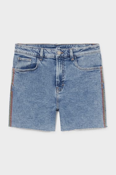 Femmes - Short en jean - PRIDE - jean bleu clair