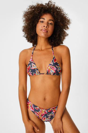 Damen - Brazilian Bikini - blau  / pink