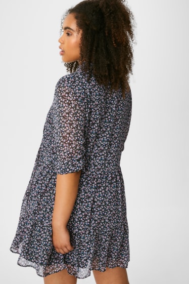 Women - CLOCKHOUSE - dress - floral - dark blue