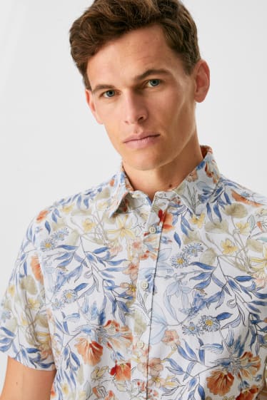 Men - Shirt - regular fit - Kent collar - multicoloured