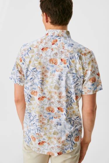 Men - Shirt - regular fit - Kent collar - multicoloured