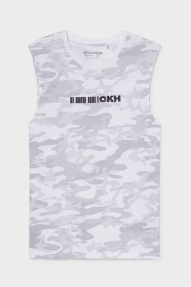 Herren - CLOCKHOUSE - Tank Top - weiß