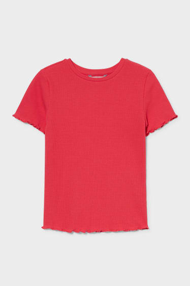 Mujer - CLOCKHOUSE - camiseta - rojo oscuro