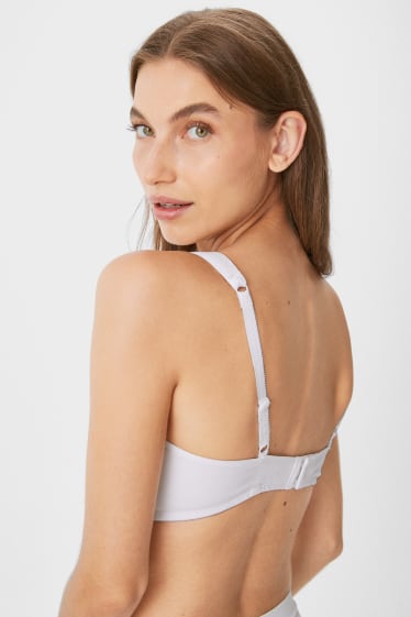 Women - Non-wired bra - white