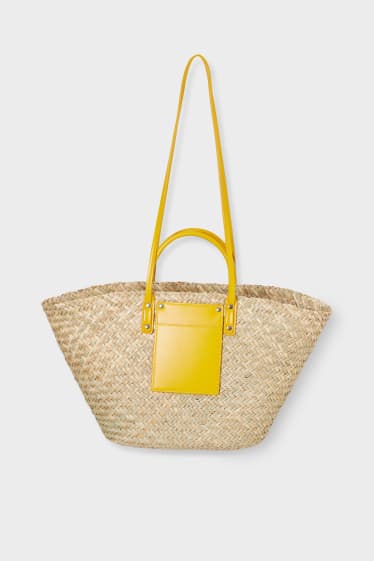 Women - Straw bag - beige