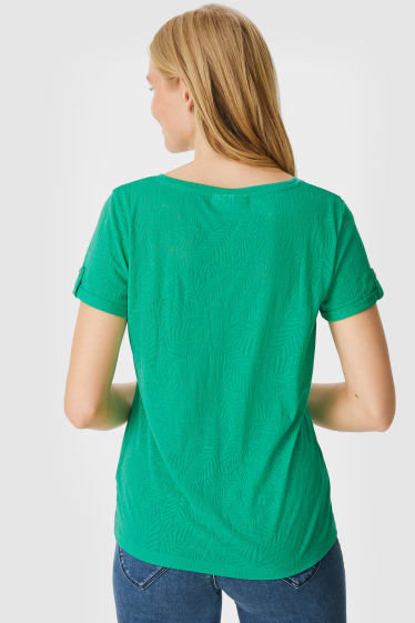 Mujer - Camiseta básica - verde