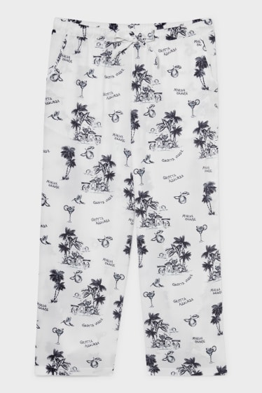 Femei - Pantaloni de pijama - alb