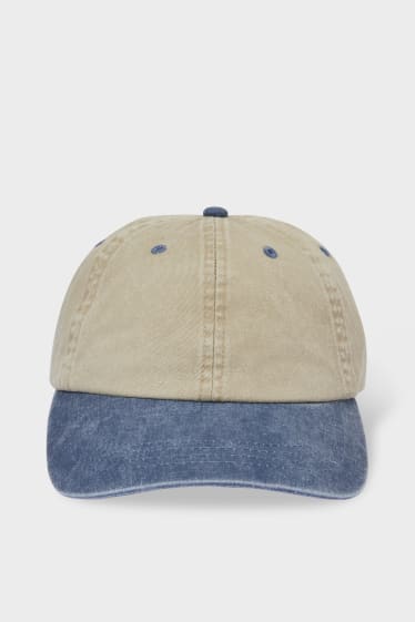 Men - Cap - blue / dark gray