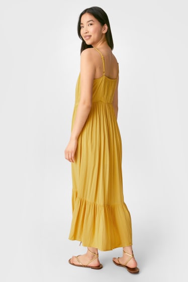 Femmes - Robe fit & flare - jaune