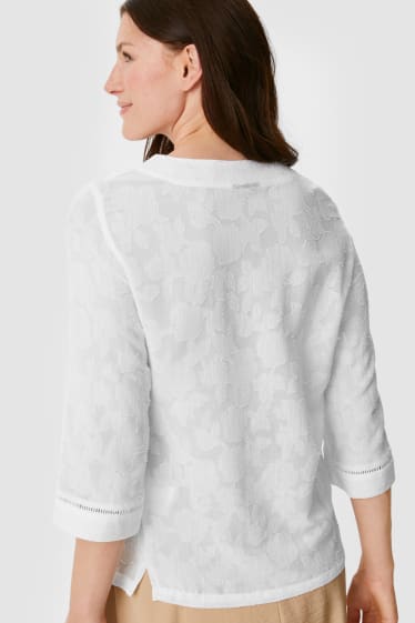 Women - Blouse - white