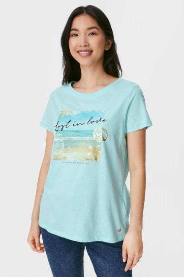 Women - T-shirt - mint green