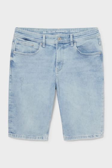 Ragazzi e giovani - CLOCKHOUSE - bermuda di jeans - jeans azzurro