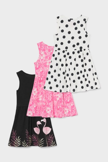 Children - Multipack of 3 - dress - black / white