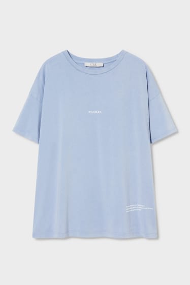 Nastolatki - CLOCKHOUSE - T-shirt - niebieski