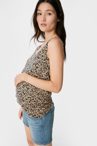 Women - Multipack of 2 - maternity top - black / beige