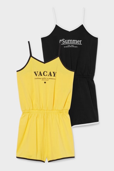 Children - Multipack of 2 - jumpsuit - yellow