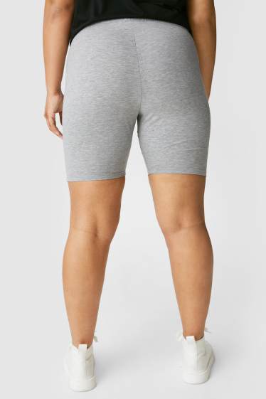 Women - Multipack of 2 - cycling shorts - gray / black