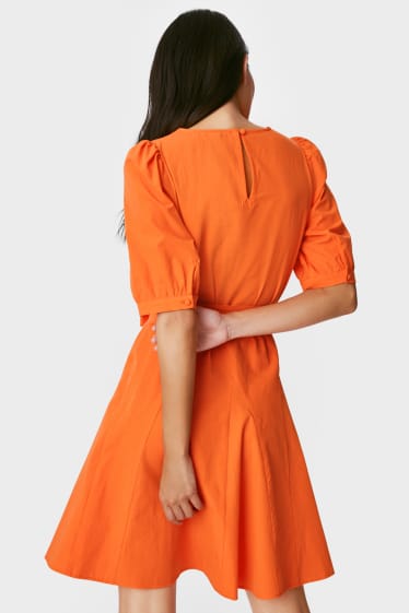 Kobiety - Sukienka - pomarańczowy
