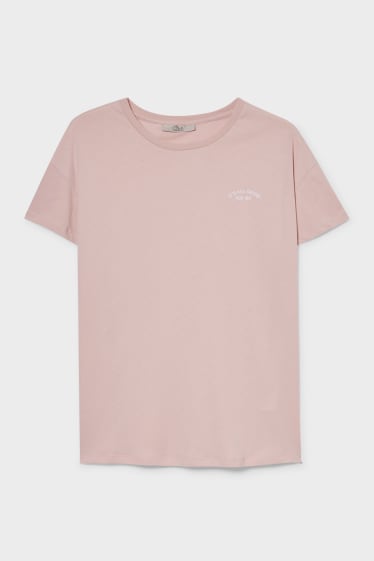 Ados & jeunes adultes - CLOCKHOUSE - T-shirt - rose clair