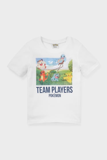 Children - Pokémon - short sleeve T-shirt - white