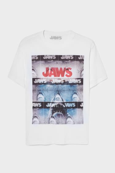 Herren - T-Shirt - Der weiße Hai - weiss