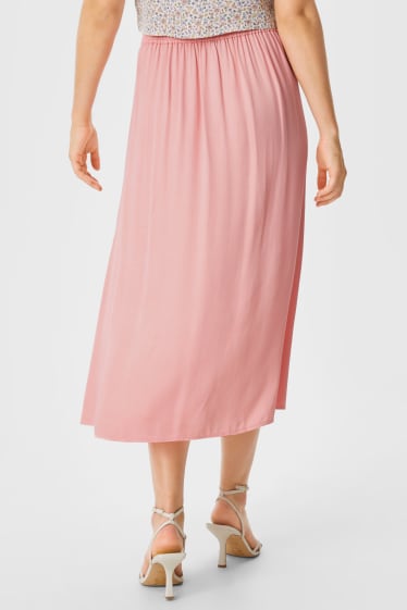 Women - Midi skirt - rose