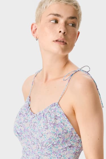 Women - CLOCKHOUSE - dress - floral - light violet