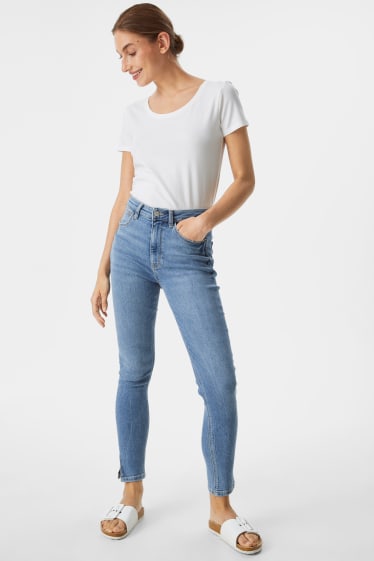 Kobiety - Skinny jeans - dżins-jasnoniebieski