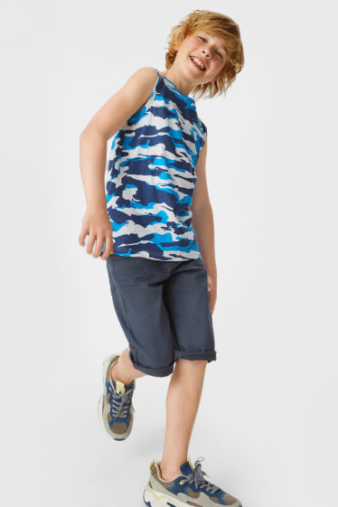 Enfants - Short - bleu foncé