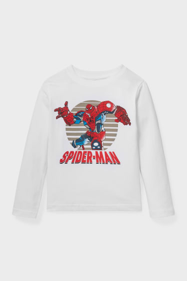 Enfants - Spider-Man - haut à manches longues - blanc