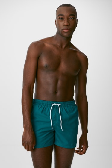 Men - Swim shorts - dark green