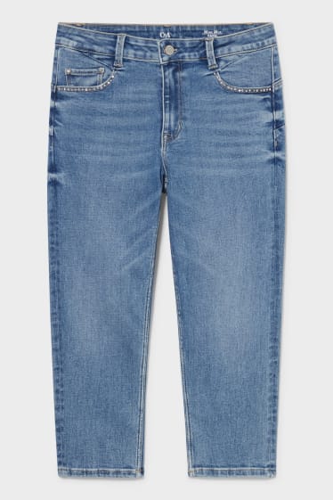 Dámské - Capri jeans - push-up efekt - džíny - modré