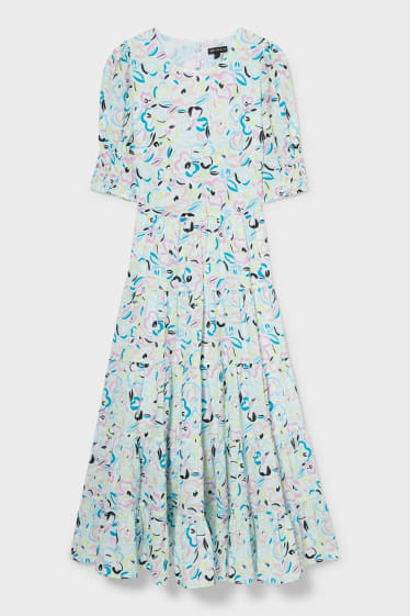 Women - Fit & flare dress - floral - multicolour printed