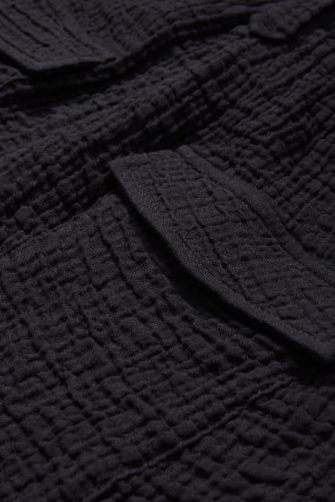 Mujer - Pantalón de tela - classic slim fit - negro