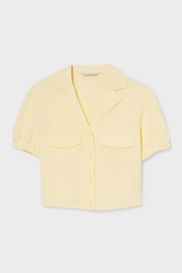 Mujer - CLOCKHOUSE - blusa - amarillo claro