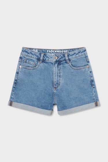 Women - CLOCKHOUSE - denim shorts - denim-light blue