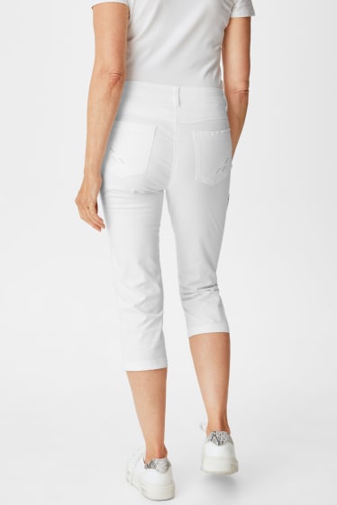 Femmes - Pantalon capri - blanc
