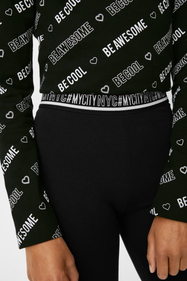 Children - Multipack of 2 - leggings - black