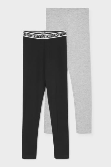 Children - Multipack of 2 - leggings - black