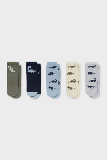 Neonati - Confezione da 5 - calze per neonati - grigio