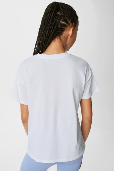 Nastolatki - CLOCKHOUSE - T-shirt - Clueless - biały