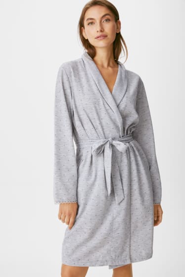 Femmes - Robe de chambre - gris